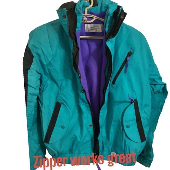 Vtg Colorblock Ski Coat High Seas Foul Weather Gear S Sailing Boating Snowboard. - Picture 10 of 16